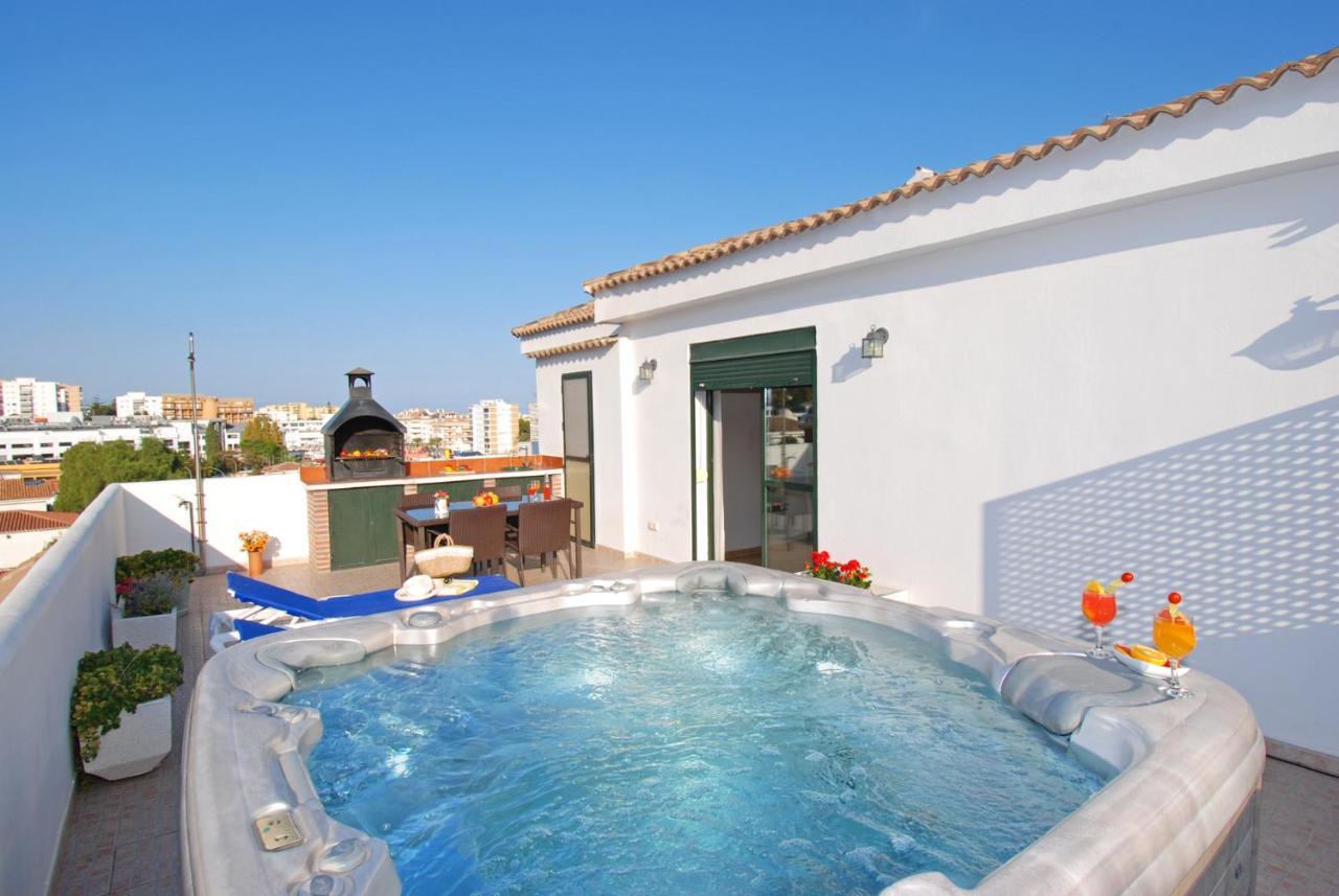 Isla De Benalmadena 1, Jacuzzi, 80M From The Sea, Ac, Bbq, Private Parking, Big Terrace Apartment Exterior photo
